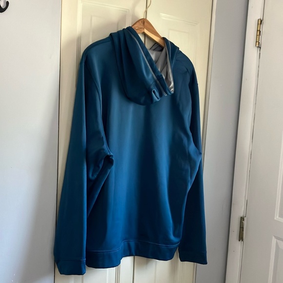 Under Armour Blue Sweatshirt with Drawstring Hood - Picture 3 of 8